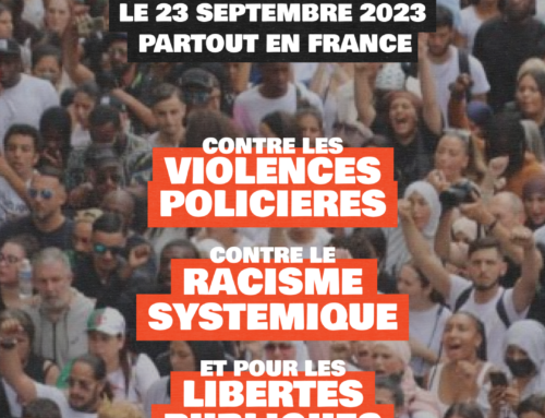 Le 23 septembre, marchons contre le racisme, les violences policières et pour la justice sociale !