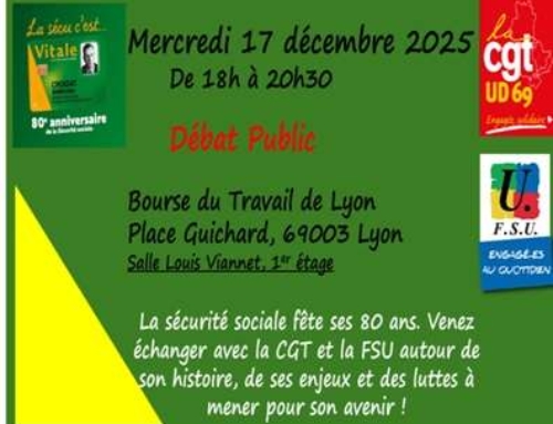 80 ans de la sécu : débat commun organisé par la CGT et la FSU